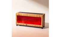 USB-C Powered Tabletop Humidifier with Flame Effect Non-Slip Fireplace Flame Dispenser Color Changing Fireplace Humidifier High-Frequency for Office Workers, Light Sleepers, Bedroom, Living Room