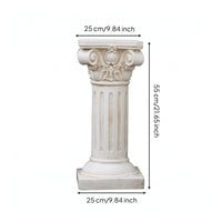 Roman Pedestal Stable Pedestal with Fluted Shaft Classical Column for Wedding Decorators, Event Planners
