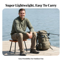 exceptionally lightweight Mini foldable Seat space-saving Design Portable Stool Includes Carrying Pouch Folding Chair Quick Setup for adventurers, Commuters, Queueing, Queuing, Fishing, Camping