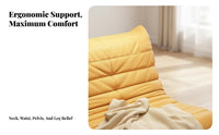 Multi-Positional Lazy Lounger Full full-figure Support Caterpillar Shaped Lounger Plush Comfort Floor Sofa Thick Padding for Adults, Stuunwindnts, Meditators, Bedroom, Living Room, Balcony, perusing corner