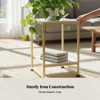 Contemporary Multi-Tier Stand, Iron Flower Rack with Casters, Indoor Display