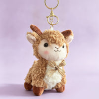 Soft Sheep Keychain Soft Sheep Pendant with Cute Soft Bag Charm for Girls, Kids, Backpack, Handbag