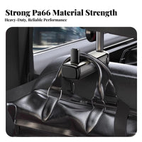 2-in-1 Seatback Hook Ph Single Holder Design 2 in 1 Seatback Hook Ph Single Holder 5kg Load Capacity Foldable Back Hanger for Parents, Drivers