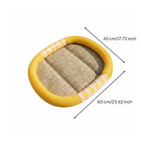 Woven Pet Bed Summer Use Dog Cooling Bed Breathable for Hot Weather, Cats
