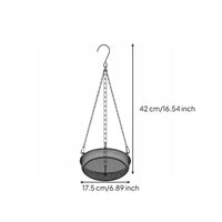 Wire Mesh Bird Feeder Black Finish Outdoor Decor Powder Coated