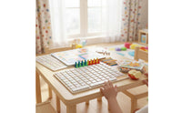 Cognitive Development Wooden Hundred Board Hand-Eye Coordination Child-Centered Number Game Double Sided Game Board for Kindergarteners, Preschoolers, Kids, Home School, Classroom