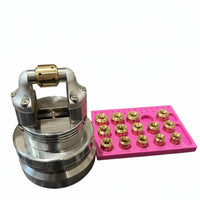 Fluid Rotation Stainless Steel Engraving Vise Stable Ball Vise Engraving Tool Heavy Duty Jewelry Setting Tool Internal Rotary Brake for Engravers, Jewelers, Stone Setters