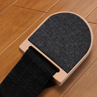 Portable Cello Anti-Slip Pad Solid Wood Cello Floor Grip with Strap Easy to Carry Double Bass Endpin Anchor Sturdy for Cellists, Practice, Performance