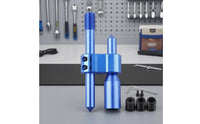 Anodized Finish H-Shaped Shifter Extension Rod Machined Metal M18 X 1.5 Gear Knob Adapter Clamping Block Manual Gearbox Shifter Extension Threaded Top