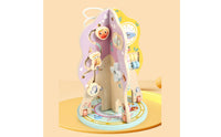Tree Bead Maze Sliding Pieces Wooden Bead Maze Fine Motor Skills Roller Coaster Wire Toy