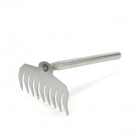 Hand Weeder with Rake Head One-Piece Unwanted Plants Puller Handheld