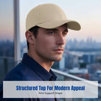 Large Head accommodating Structured sport Cap Deep Fit sporting Hat Breathable Headwear Lightweight for Men, Athletes, Sports, Fishing
