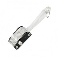Transparent Handle Scoring Cutter Metal Blades Multi-Blade Cutter Enclosed Design Manual Food Cutter Hanging Chain