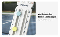 Tennis Score Keeper Easy Installation Tennis Racket Score Counter Portable Athletic Gear for Amateur Participants, Kids, Recreational Play