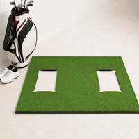 Golf Training Mat, Foldable and Durable Hitting Mat, 150cm × 120cm, Non-Slip Foam Base, Ideal for Garage and Outdoor Use