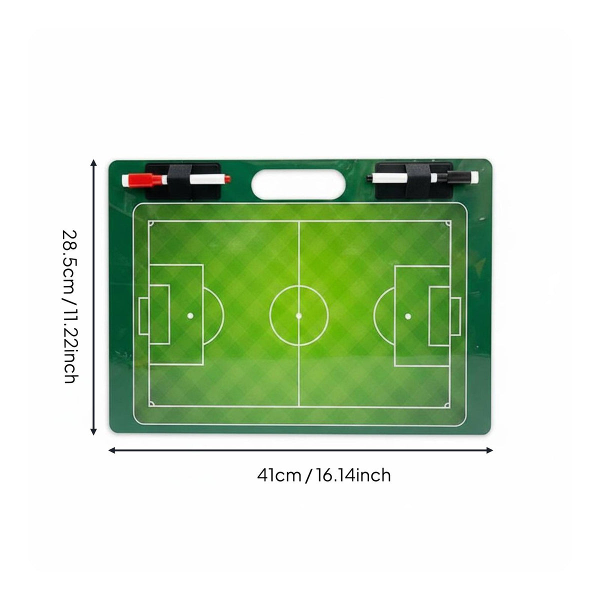 Football Strategy Board Double-Sided Soccer Board Athletic Gear for Team Captains