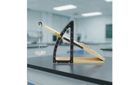 Inclined Plane Friction Meter Mechanical Friction Tester with Pulley Analog Apparatus for Students, Schools