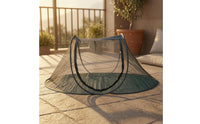 Lightweight Foldable Pet Tent Rounded Top Mesh Pet Tent Carrying Case for Pets, Travel, Storage