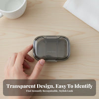 Pocket Box Portable Round trip Case Multi-Compartment for everyday Use
