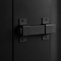 Slide Bolt Latch with Padlock Hole Heavy Duty Barn Door Latch with Padlock Hole Padlockable Lock for Sheds, Fences