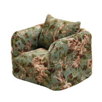 Photography Prop 1:6 Scale Sofa Realistic Details Miniature Doll Couch With Pillow for Children, Living Room Scene, Desktop Decoration