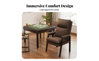 Modern Design Padded Leisure Chair Ergonomic Design Armchair Long-Lasting Frame Living Room Seating Wear-Resistant for Homeowners, Interior Decorators, Home Office, Lounge Area, Bedroom, Reading Corner