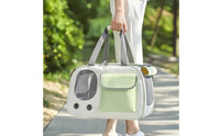 Cat Carrier Bag Compact Foldable Pet Carrier with Mesh Panels Secure for Cats