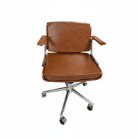 U-shapedcrownspine Armchair Sturdy Frame Accent Chair Elegant outsideline for Bedroom