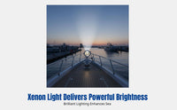 Nautical Xenon Searchlight, High-Intensity, Stainless Steel, CCS Certified, J1-1