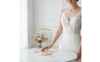 Bridal Headpiece Display Elegant Display Stand Sturdy Construction Multi-Tier Headpiece Holder for Boutique Owners, Dresser