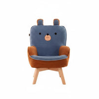 Removable and cleanable Cover rotate stuffed cub Chair Cute creature Design stuffed cub Chair High support Toddler Armchair Lightour teamight for Toddlers, Preschoolers, Parents, Bedroom, Playroom, study corner, Living Room