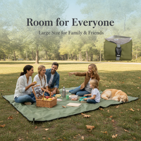 Portable Waterproof Picnic Blanket Mat for Outdoor Camping Beach