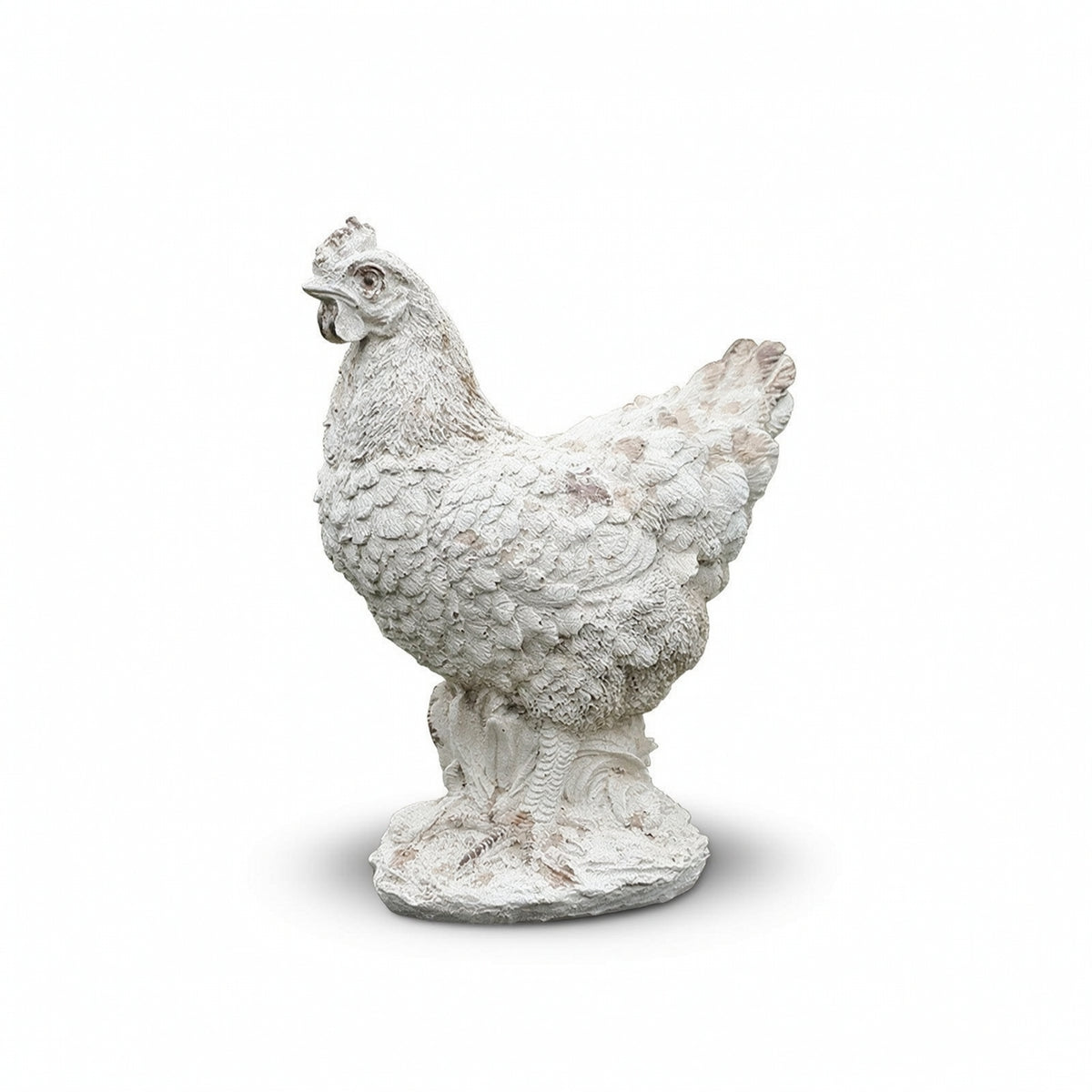 Chicken Figurine Farmhouse Cockerel Figurine Hand-Painted for Collectors