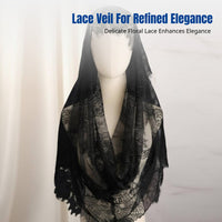 Bridal Veil, Soft Mesh Lace Headpiece, Half-Cover Wedding Accessory, Elegant New Design, Photoshoot Prop