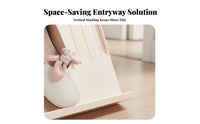 Space-Saving Narrow Shoe Rack Modular Design Stackable Shoe Rack Easy Assembly Sturdy and Stable for Families, Homeowners, Hallway, Bedroom, Dorm Room, Closet