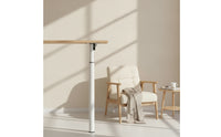 Metal Table Leg with Mounting Plate Easy Installation Table Leg Mounting Hardware Slim Heavy-Duty for DIYers, Bar Tables