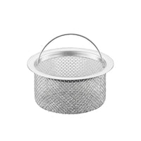 Arched Handle Mesh Sink Strainer Metal Rim Mesh Sink Basket Rustproof Kitchen Hardware Round