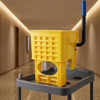 Plastic and Metal Hand-Press Mop Wringer Head Lever Handle Mop Wringer Head Rectangular Cage Cleaning Equipment Ventilated