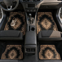 TEMU Vintage Nordic Style Car Floor Mats 4-Piece Set