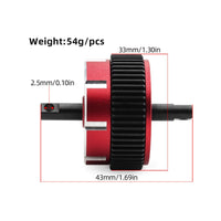 1/10 RC car Differential Assembly Fits Major Brand 2WD vehiclesCompatible Differential with Aluminum Housing 2WD