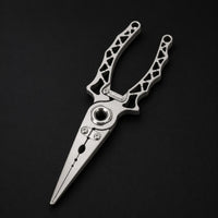 Long-Nose Fishing Pliers Open-Frame Handles Stainless Steel Fishing Pliers Lanyard Hole Hook Remover