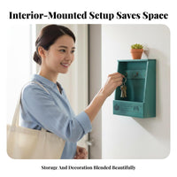 House-Shaped Cubby Shelf with Pegs Multi-Functional House-Shaped Cubby Shelf