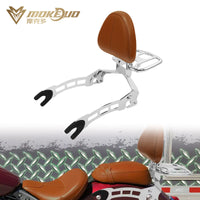GUANTENGYU Quick-Release Passenger Backrest Luggage Rack for Indian Scout