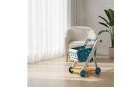 Shopping Cart Toy Role-Playing Toy Grocery Cart Push-Along Realistic for Children, Playroom, Classroom