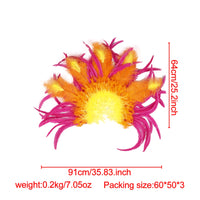 Feather Shoulder Accessory Colorful Feather Shrug Shoulder Strap Dramatic for Festivals
