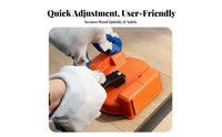 Plastic and Rubber Floor Seam Adjustment Suction Cup Orange Body Double-Head Seam Suction Cup