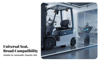 Universal Forklift Seat Long-Lasting Forklift Seat Assembly Comfortable Design Adjustable Position for Farmers, Warehouses