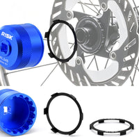 2 Pieces Circular-Shaped Cycle Lock-Cap Safeguarding Gasket Circular for Cyclists, Mechanics, Workshop