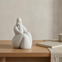 Desk Ornament Rustic Simplicity Abstract Figurine Rounded Forms Abstract Bookend