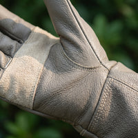 Thornproof Work Gloves with Reinforced Palm Flexible Cowhide Gloves Long-Lasting Comfortable for Gardeners